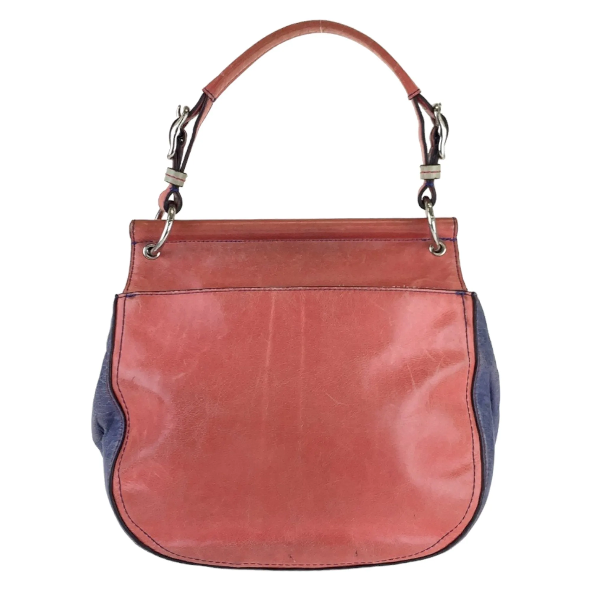 Coach Leather Handbag Shoulder Bag (Pre-Owned)