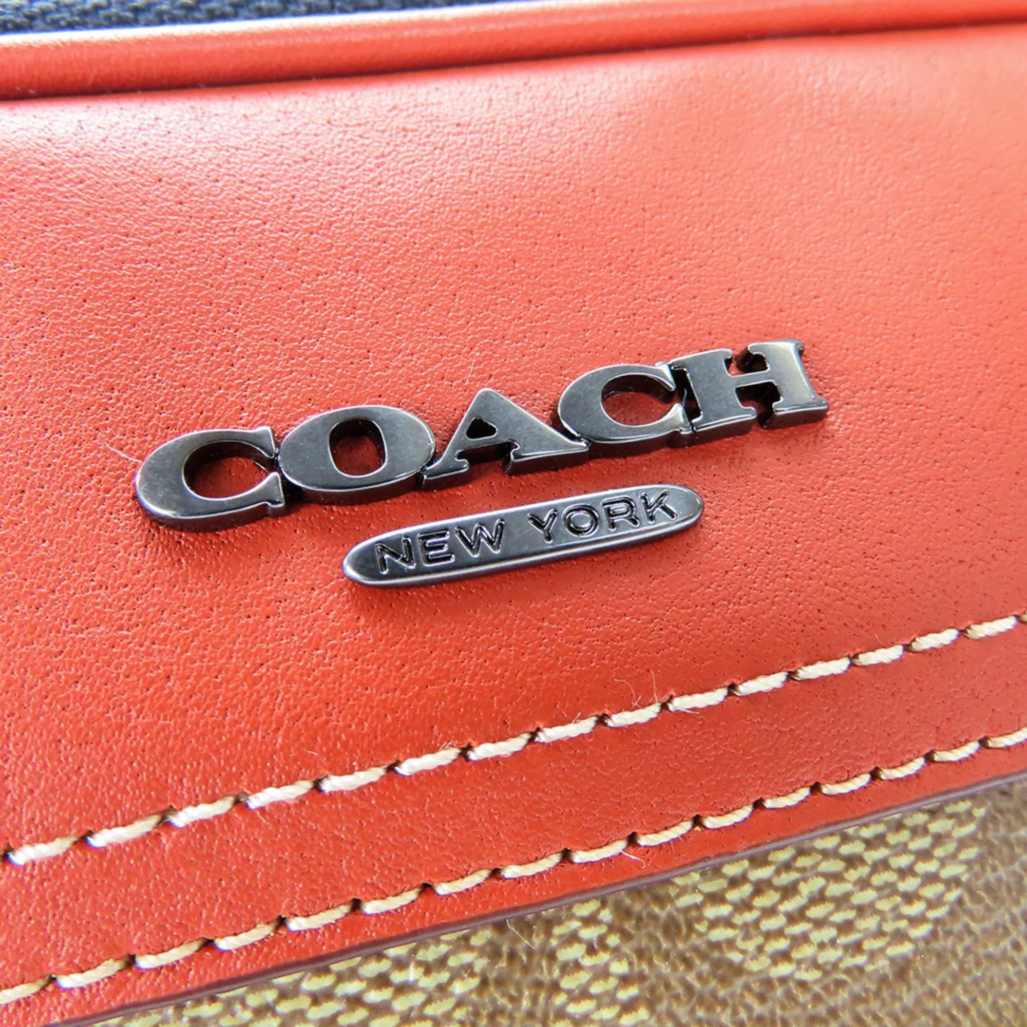 Coach Leather Pvc Shoulder Bag (Pre-Owned)