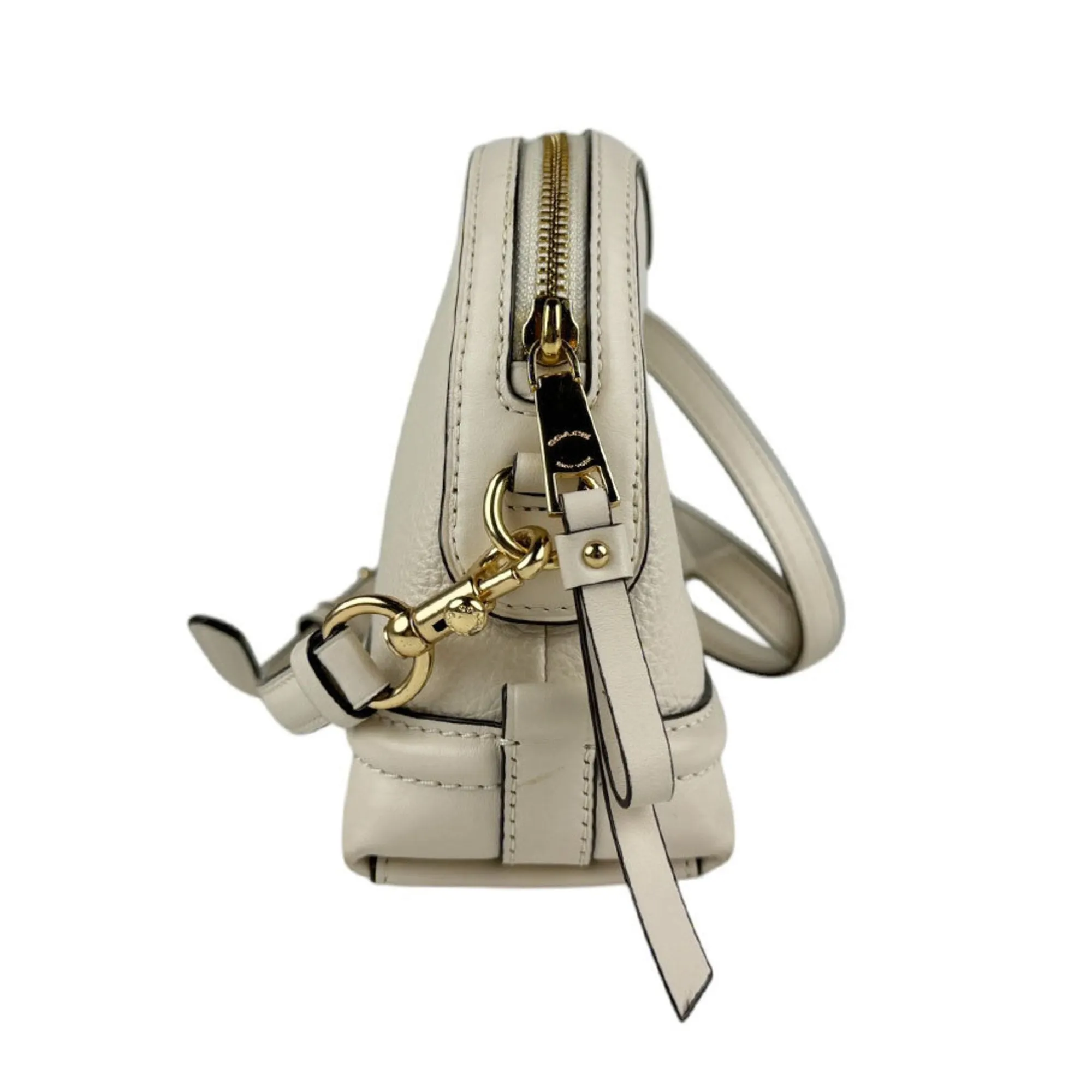 Coach Leather Shoulder Bag (Pre-Owned)