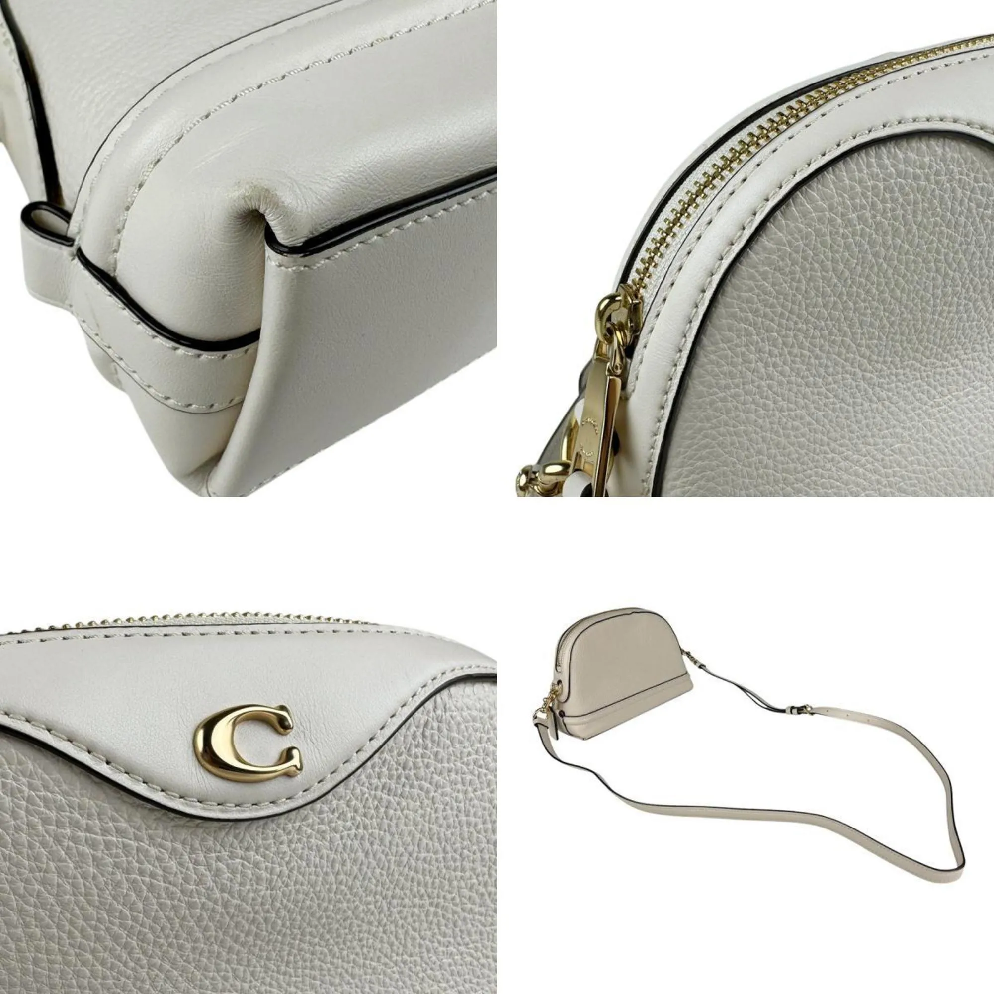Coach Leather Shoulder Bag (Pre-Owned)