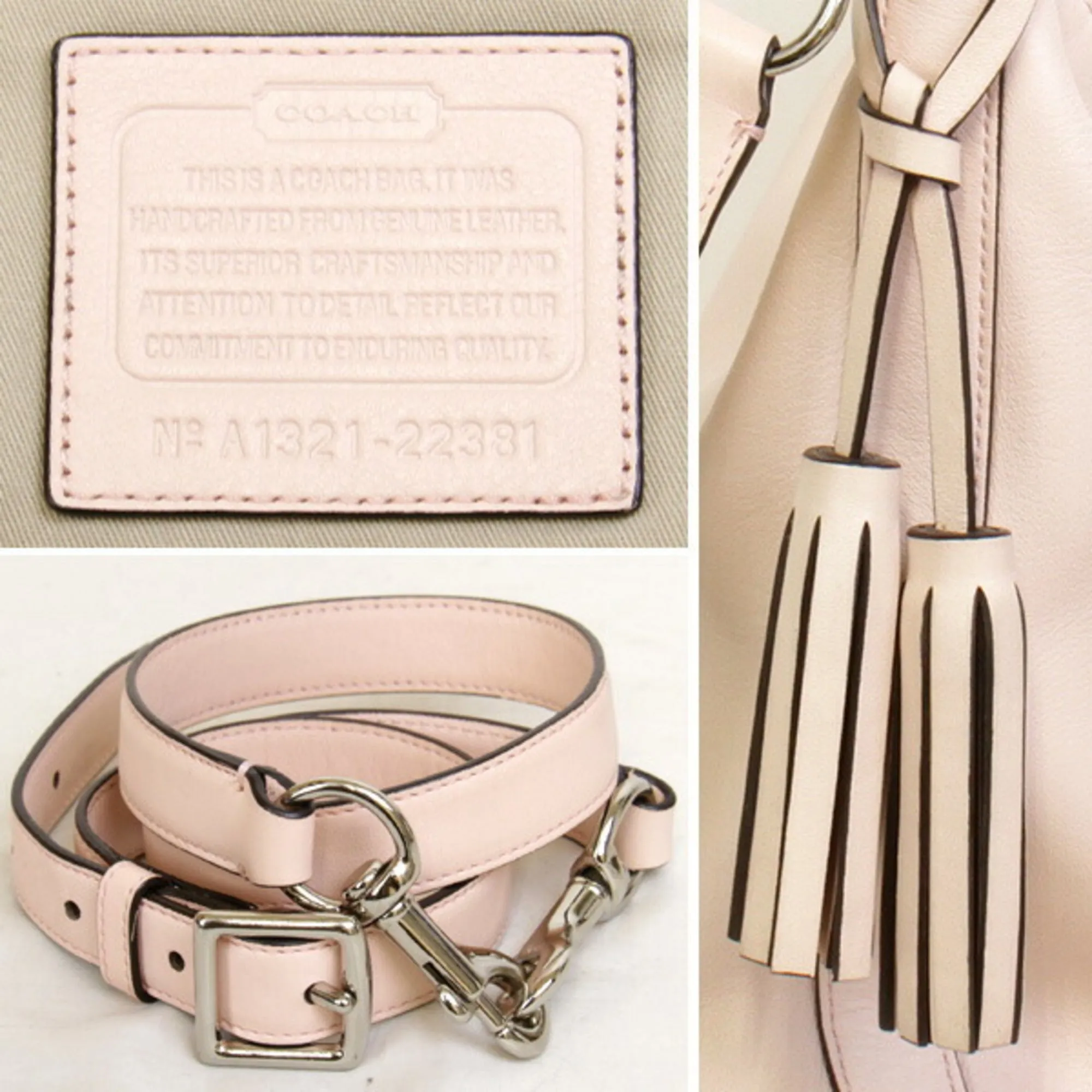 Coach  Leather Shoulder Bag (Pre-Owned)