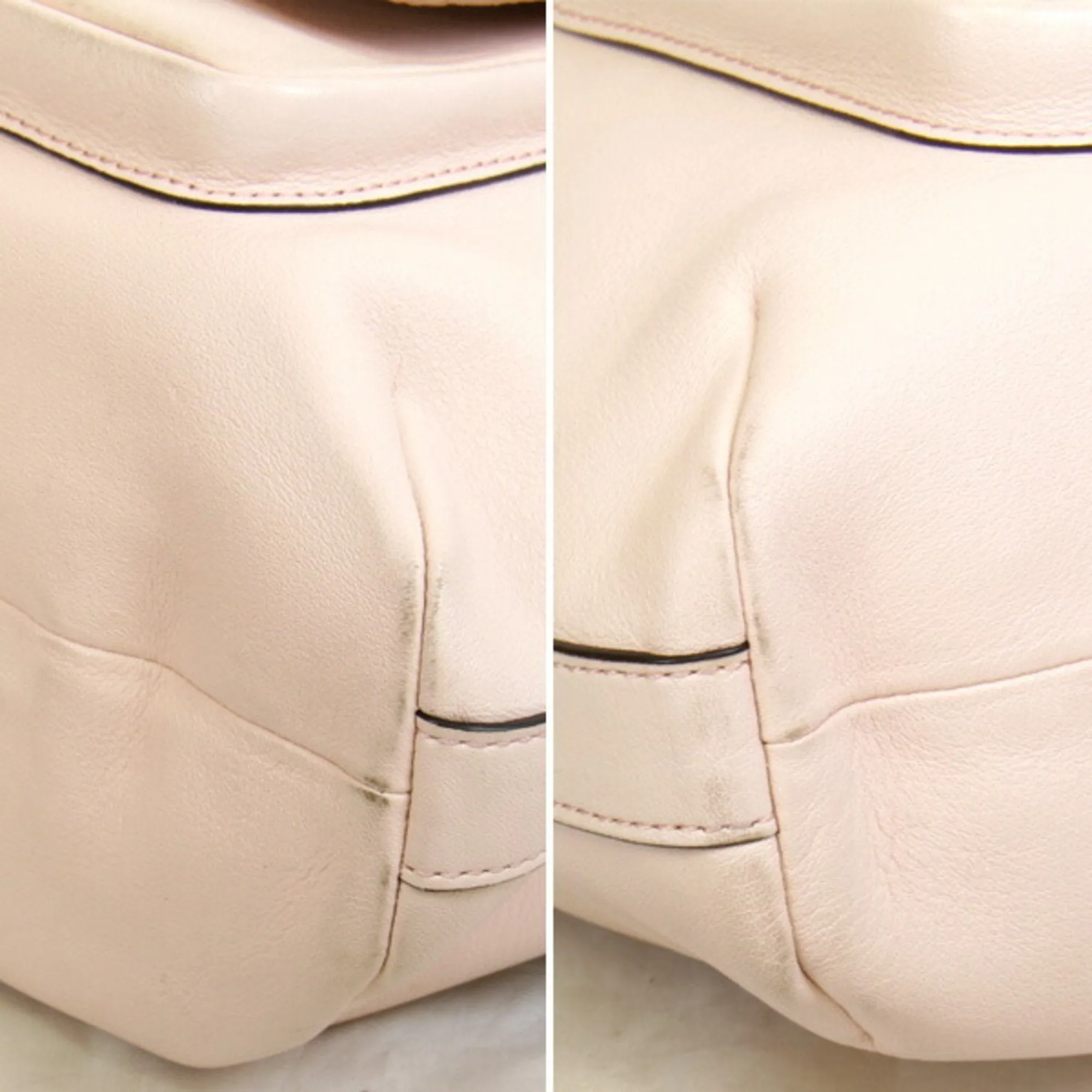 Coach  Leather Shoulder Bag (Pre-Owned)