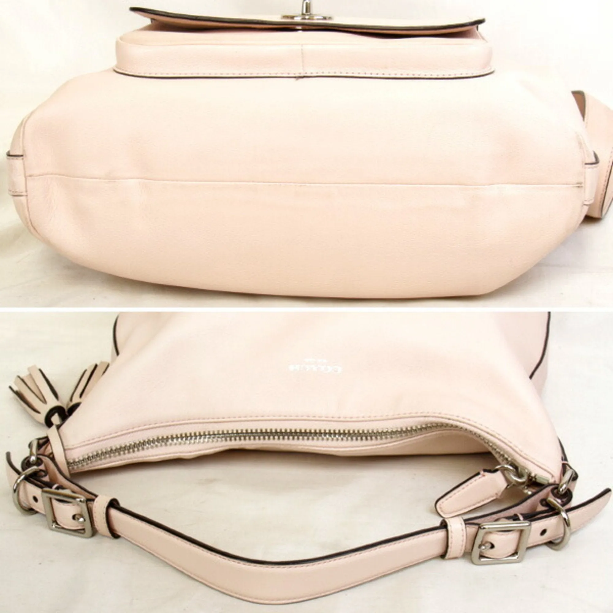 Coach  Leather Shoulder Bag (Pre-Owned)
