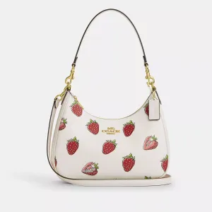 Coach Outlet Teri Hobo Bag With Strawberry Print
