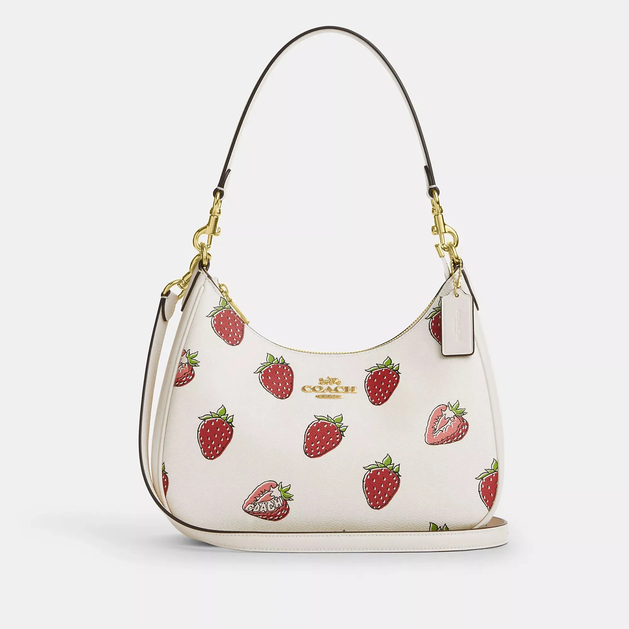 Coach Outlet Teri Hobo Bag With Strawberry Print