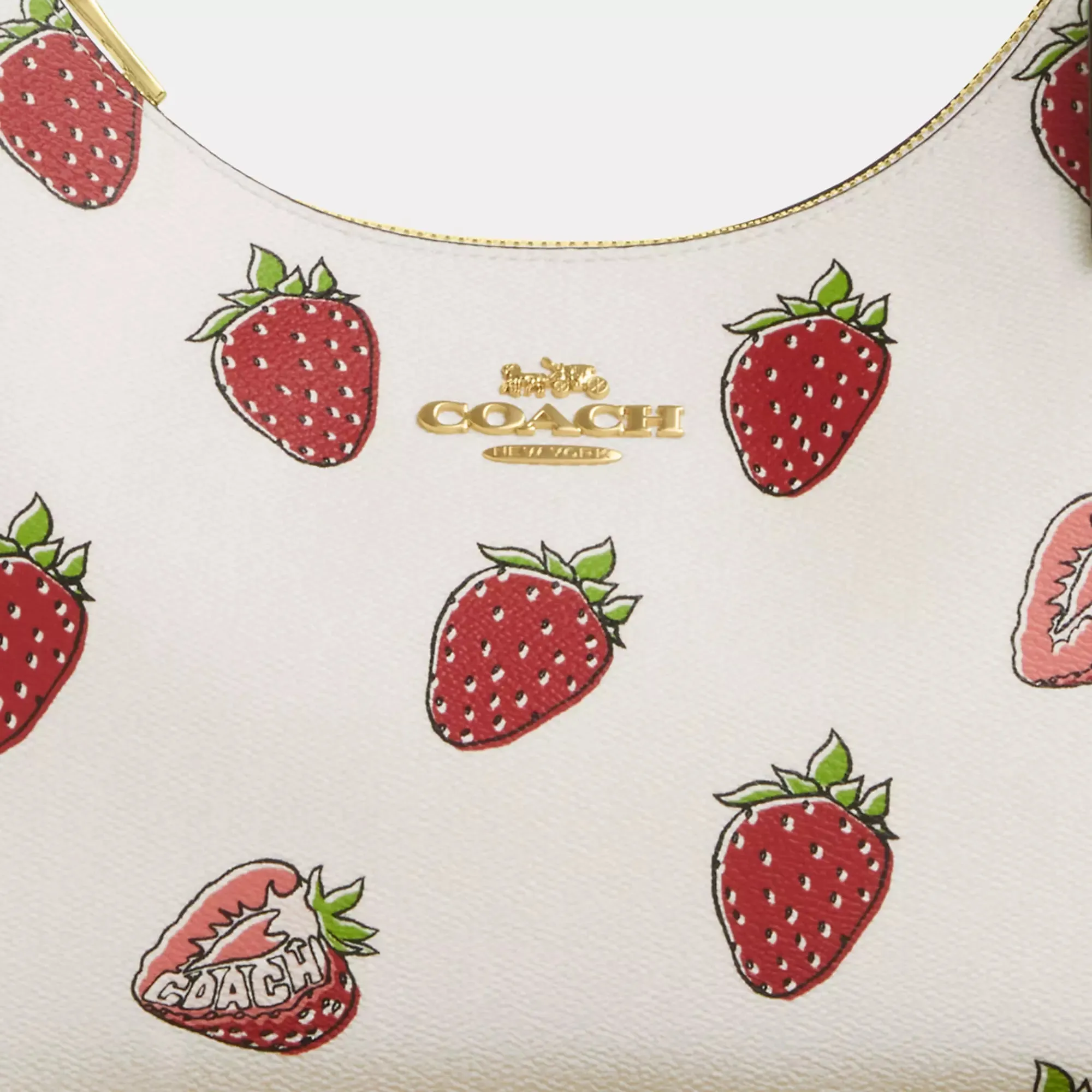 Coach Outlet Teri Hobo Bag With Strawberry Print