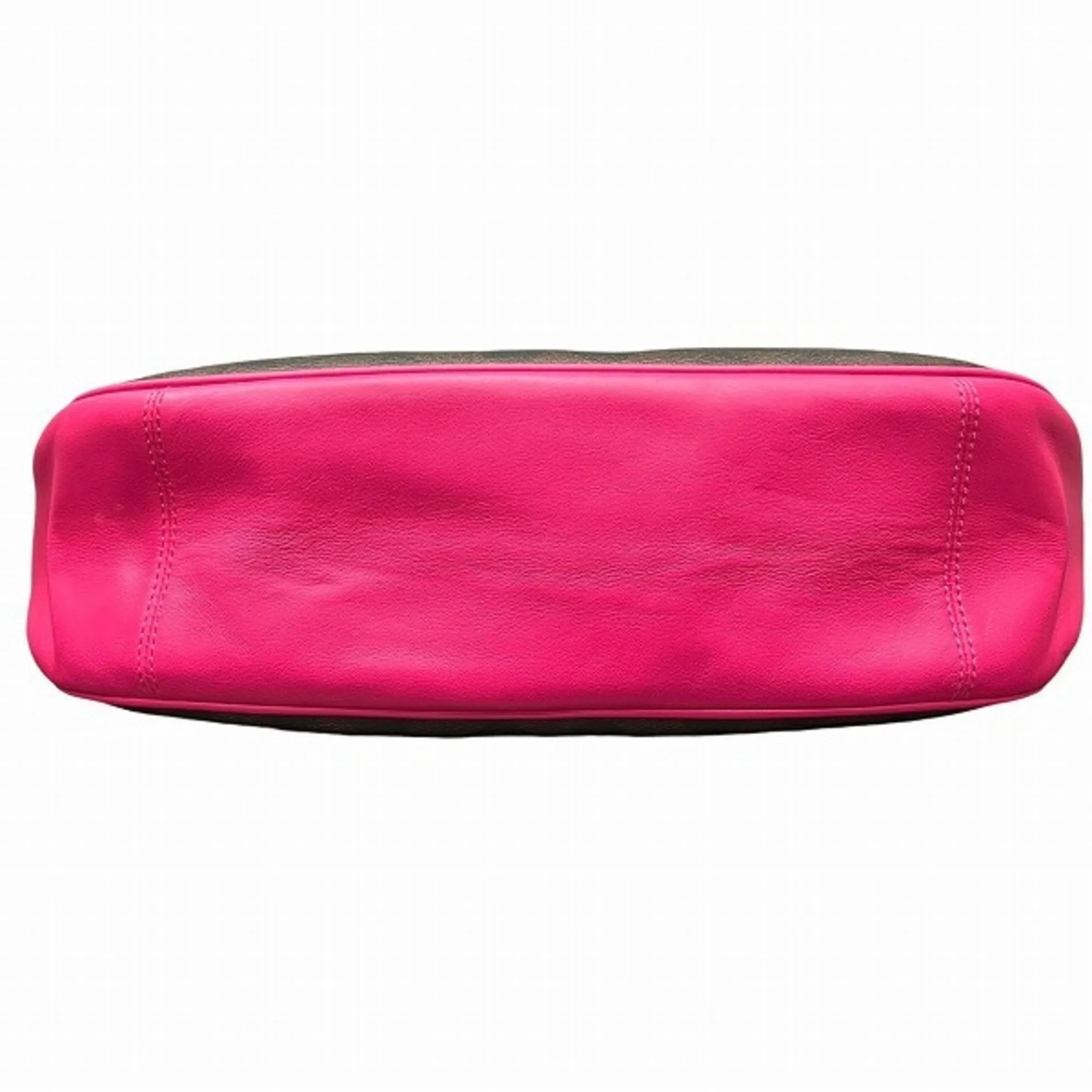 Coach  pink Pvc Leather Handbag Shoulder Bag (Pre-Owned)