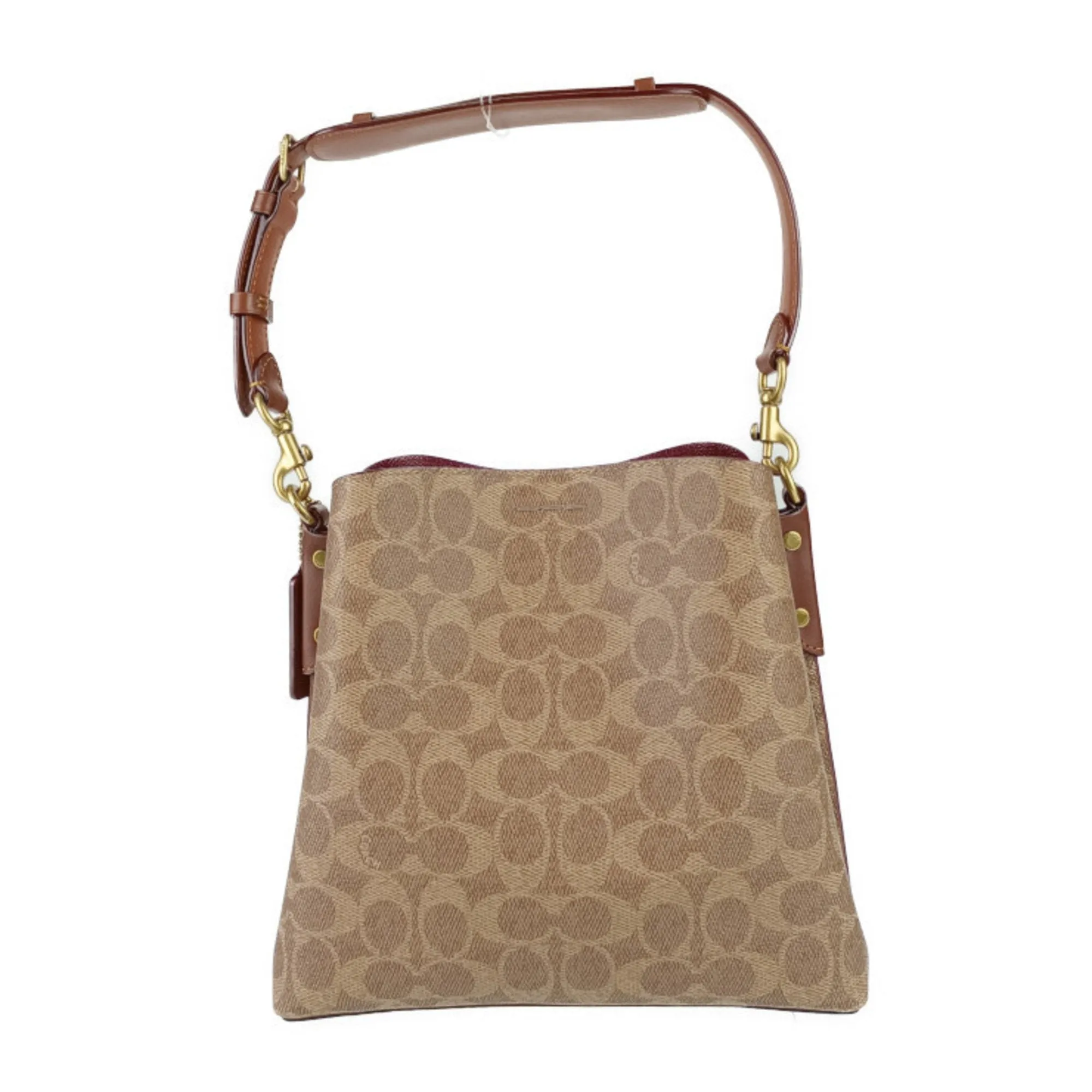 Coach Pvc Leather Handbag Shoulder Bag Tote Bag (Pre-Owned)