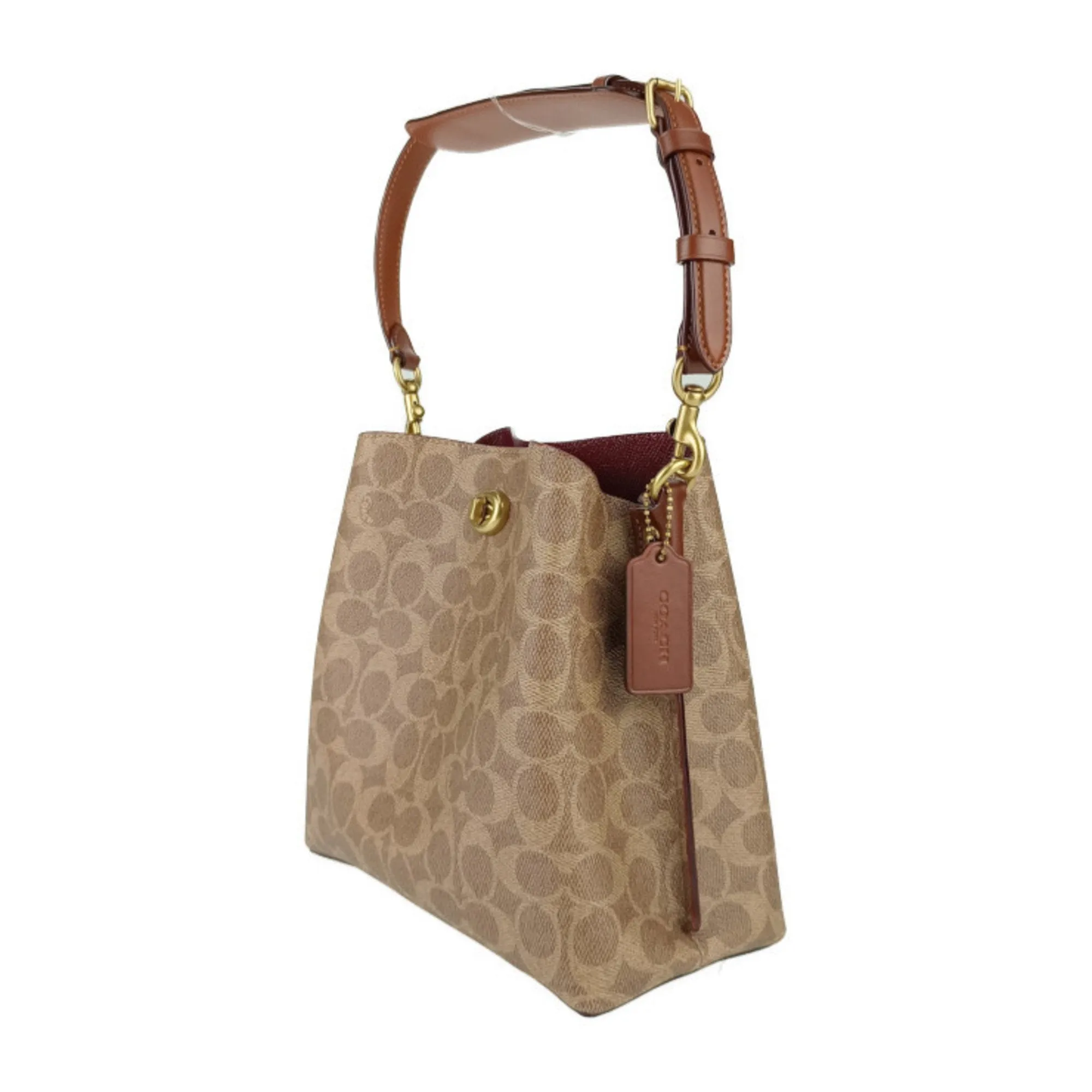 Coach Pvc Leather Handbag Shoulder Bag Tote Bag (Pre-Owned)