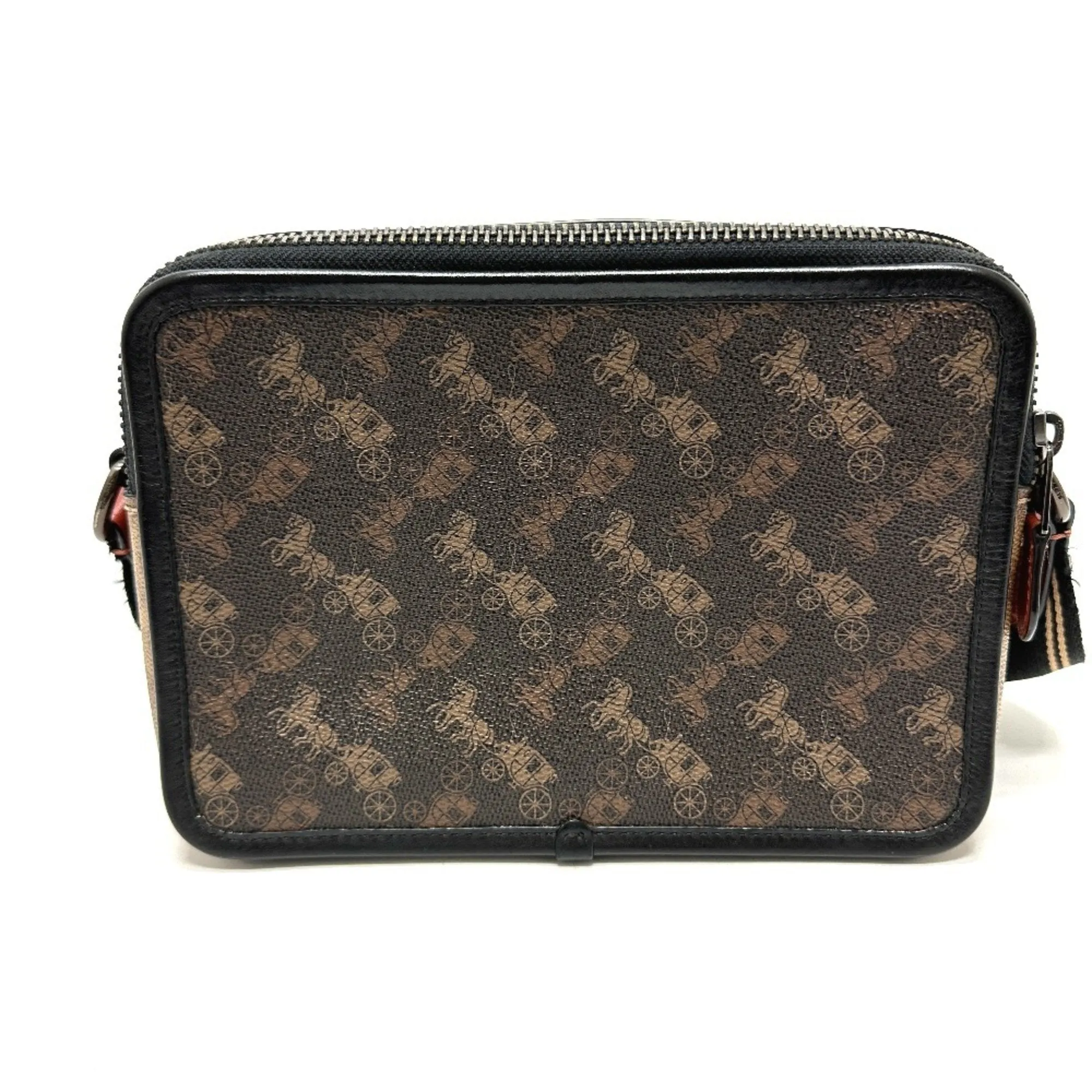 Coach Pvc Leather Shoulder Bag (Pre-Owned)