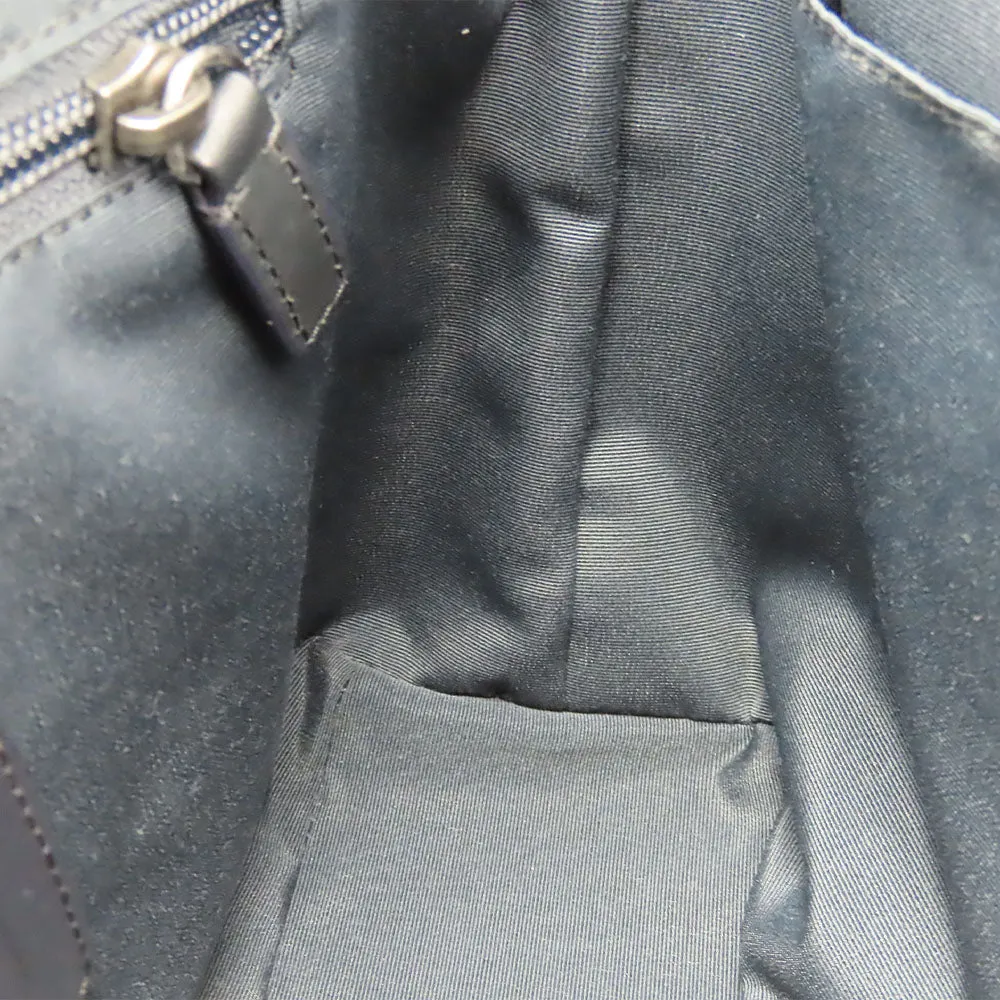 COACH Shoulder Bag F71431 leather Navy mens Used