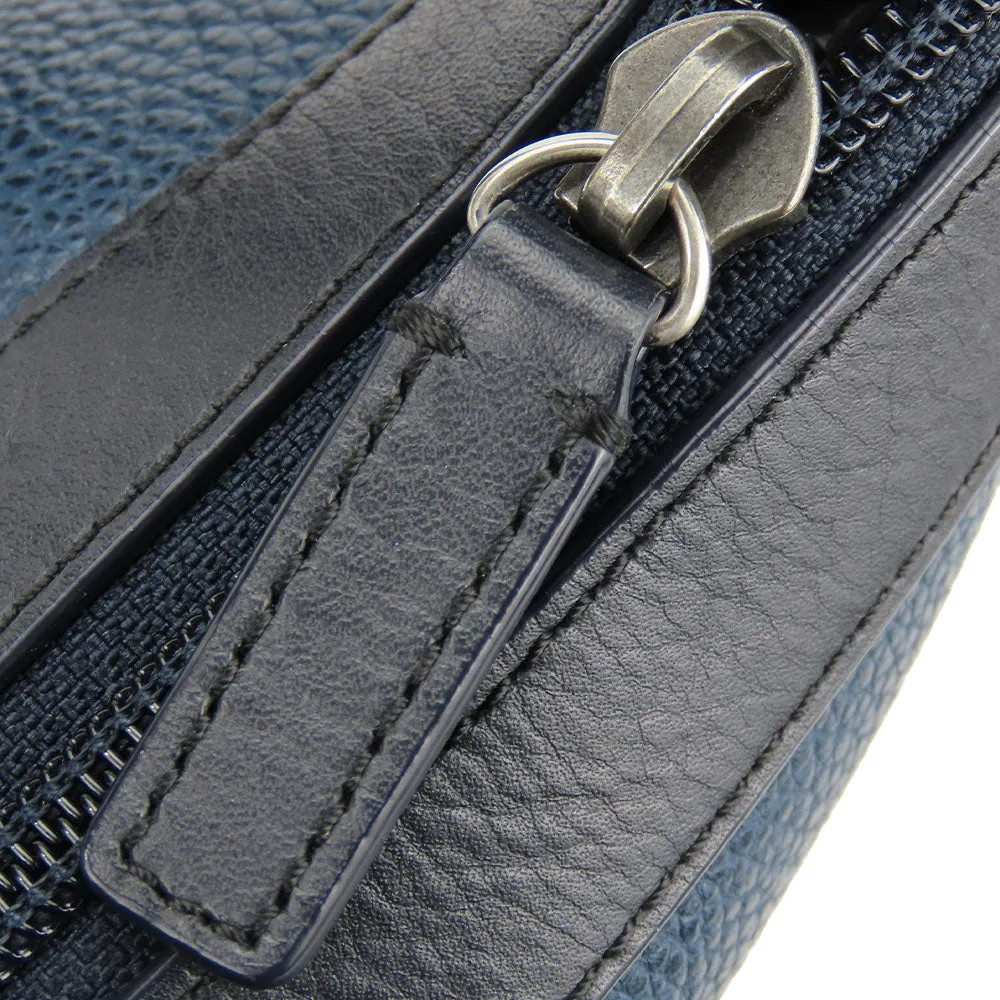 COACH Shoulder Bag F71431 leather Navy mens Used