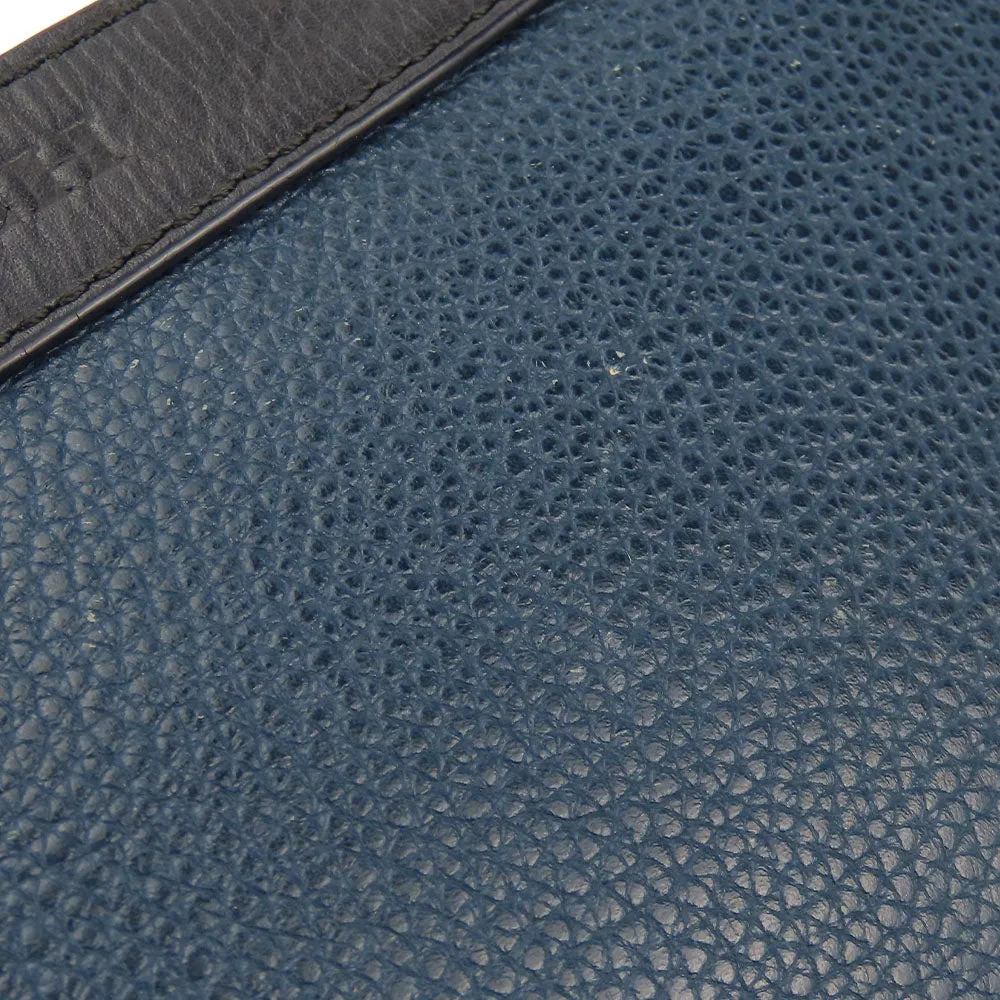COACH Shoulder Bag F71431 leather Navy mens Used