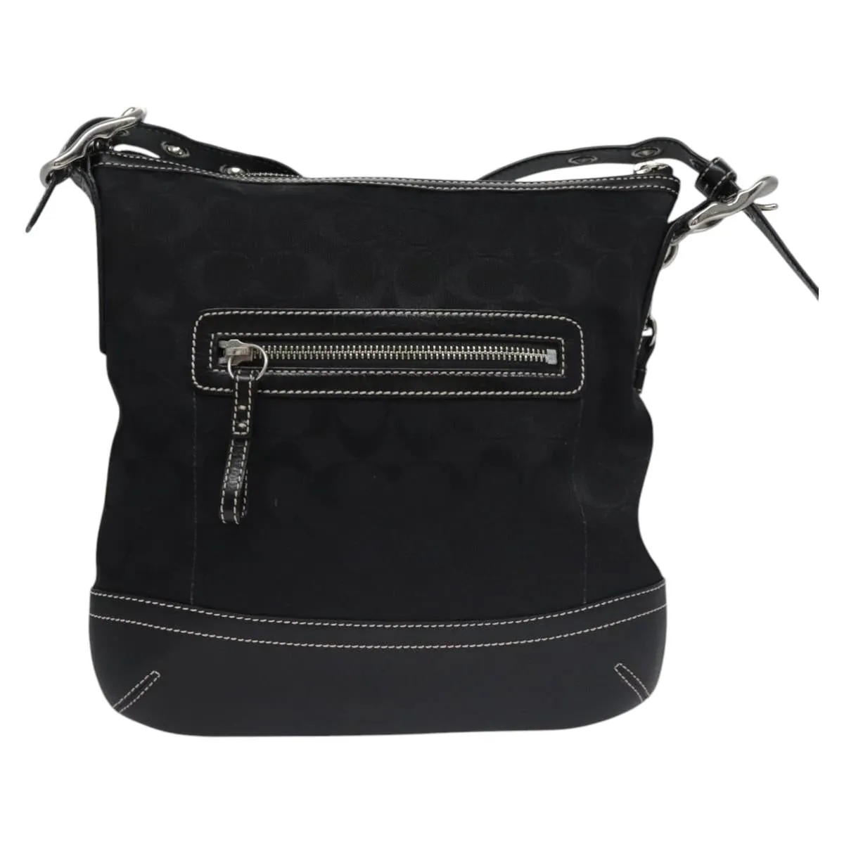 Coach Signature Canvas Shoulder Bag (Pre-Owned)
