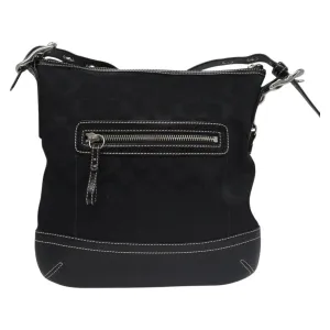 Coach Signature Canvas Shoulder Bag (Pre-Owned)