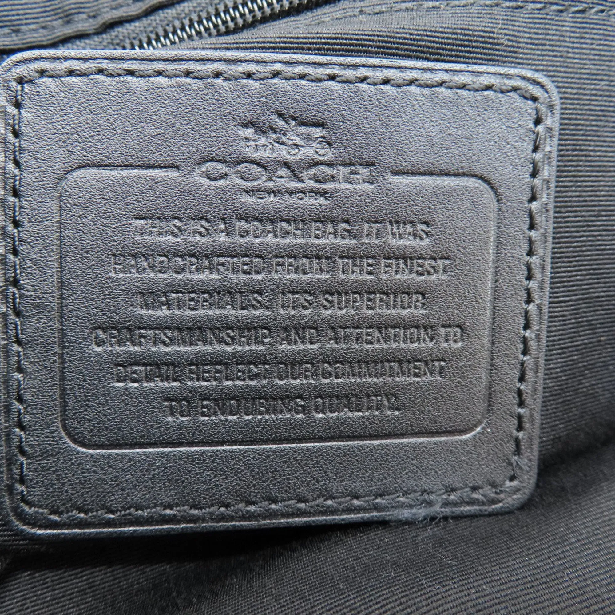 Coach Signature  Signature Line Shoulder Bag (Pre-Owned)