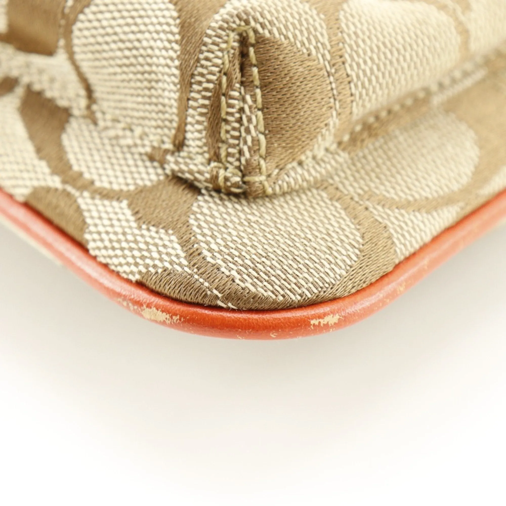 Coach Signature  Signature Line Shoulder Bag (Pre-Owned)