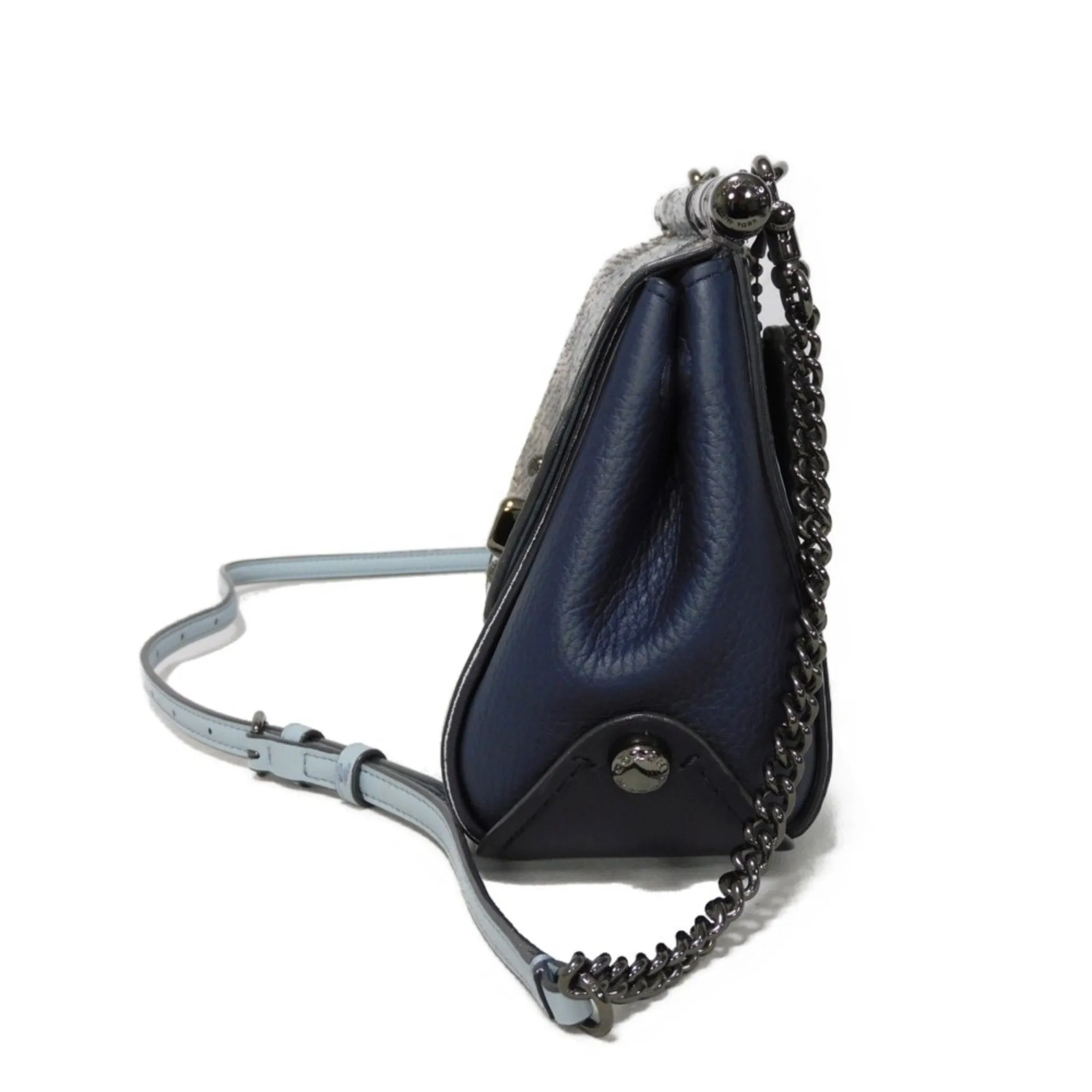 Coach Suede Leather Shoulder Bag (Pre-Owned)