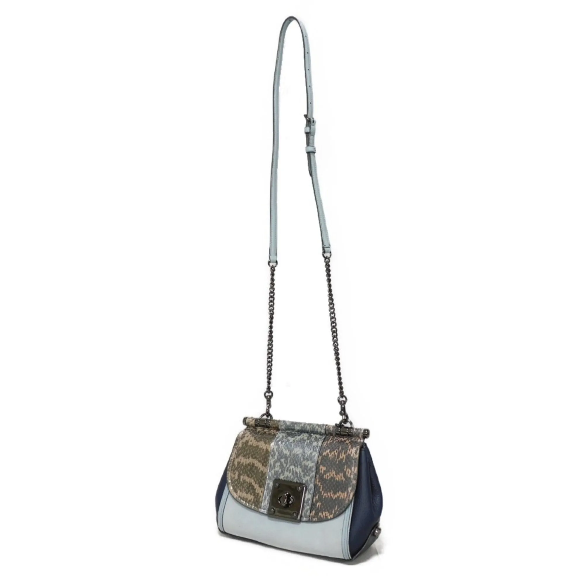 Coach Suede Leather Shoulder Bag (Pre-Owned)