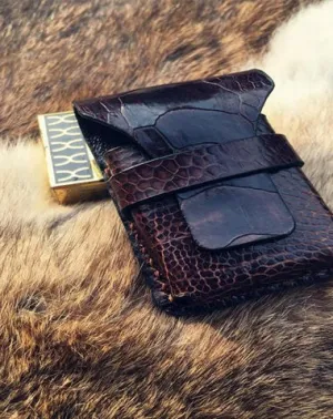 Cool Mens Leather Zippo Lighter Case Zippo lighter Holder with Belt Clip Loop