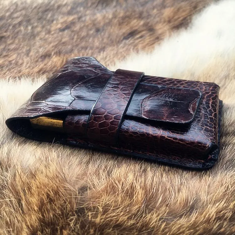 Cool Mens Leather Zippo Lighter Case Zippo lighter Holder with Belt Clip Loop