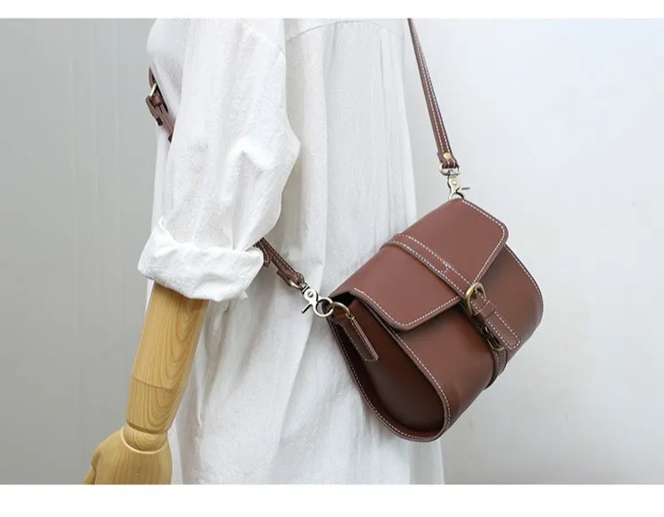 Cute LEATHER Small Side Bag Black WOMEN SHOULDER BAG Small Crossbody Purse FOR WOMEN