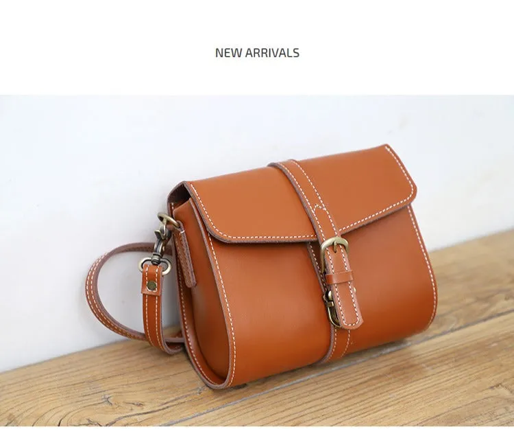 Cute LEATHER Small Side Bag Black WOMEN SHOULDER BAG Small Crossbody Purse FOR WOMEN