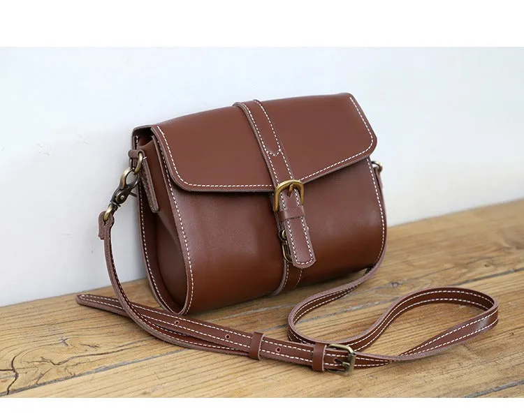 Cute LEATHER Small Side Bag Black WOMEN SHOULDER BAG Small Crossbody Purse FOR WOMEN