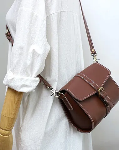 Cute LEATHER Small Side Bag Black WOMEN SHOULDER BAG Small Crossbody Purse FOR WOMEN