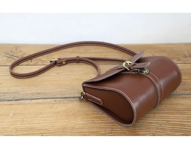 Cute LEATHER Small Side Bag Black WOMEN SHOULDER BAG Small Crossbody Purse FOR WOMEN