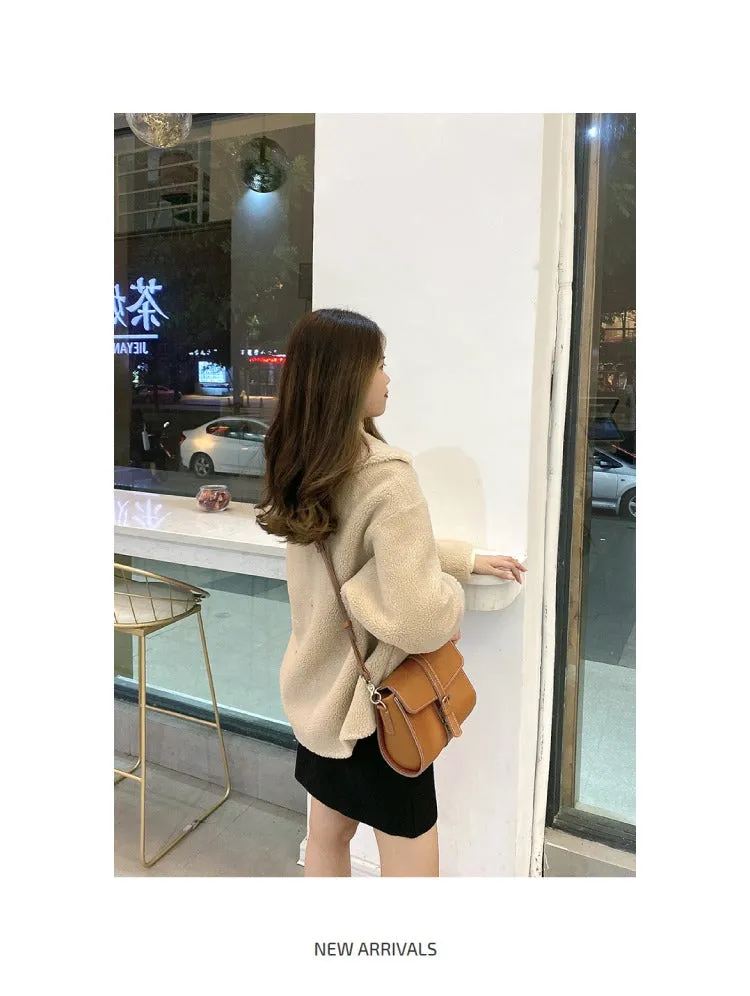Cute LEATHER Small Side Bag Black WOMEN SHOULDER BAG Small Crossbody Purse FOR WOMEN