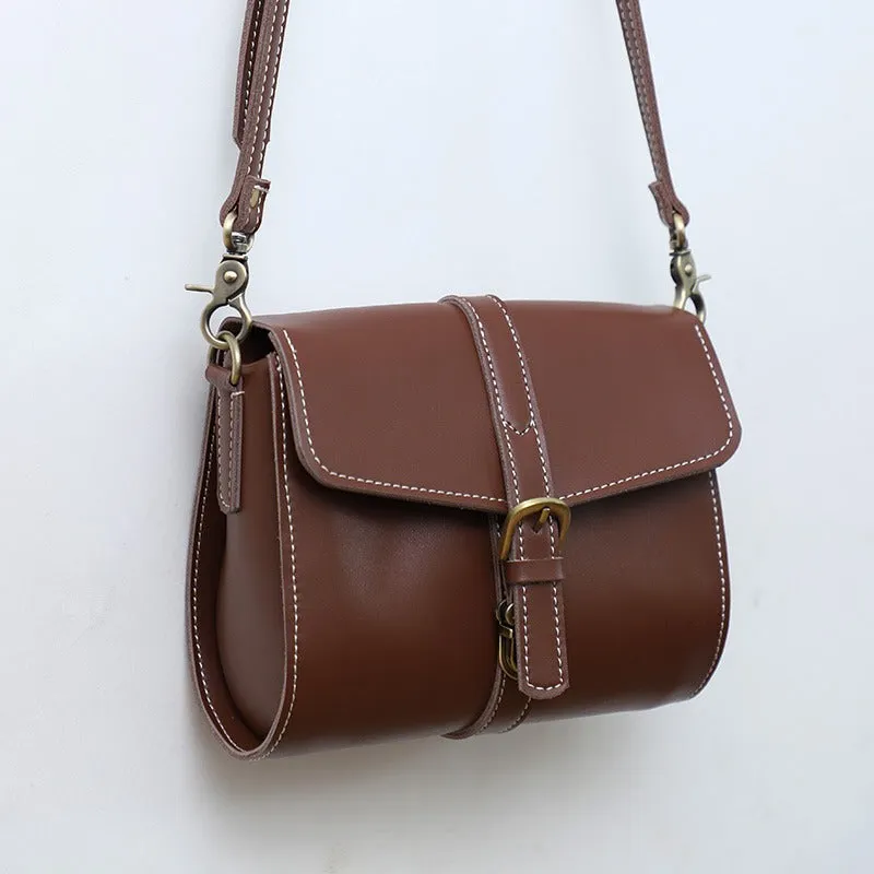 Cute LEATHER Small Side Bag Black WOMEN SHOULDER BAG Small Crossbody Purse FOR WOMEN
