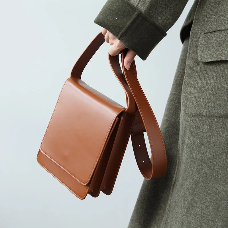 Cute Leather Womens Stylish Minimalist Crossbody Bag Purse Shoulder Bag for Women