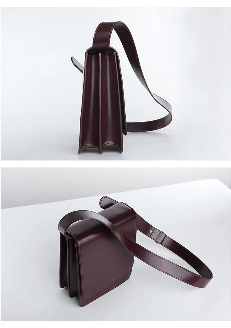 Cute Leather Womens Stylish Minimalist Crossbody Bag Purse Shoulder Bag for Women