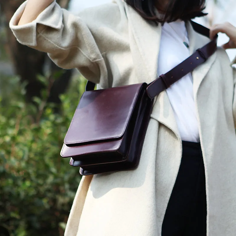 Cute Leather Womens Stylish Minimalist Crossbody Bag Purse Shoulder Bag for Women
