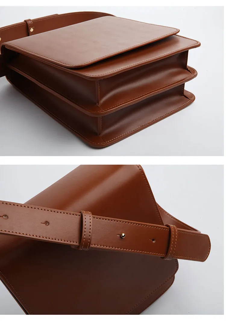 Cute Leather Womens Stylish Minimalist Crossbody Bag Purse Shoulder Bag for Women