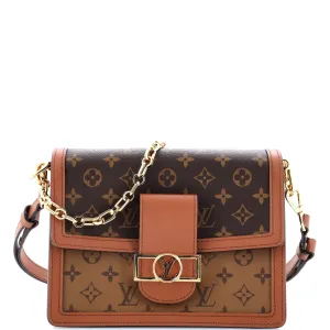 Dauphine Shoulder Bag Reverse Monogram Canvas MM