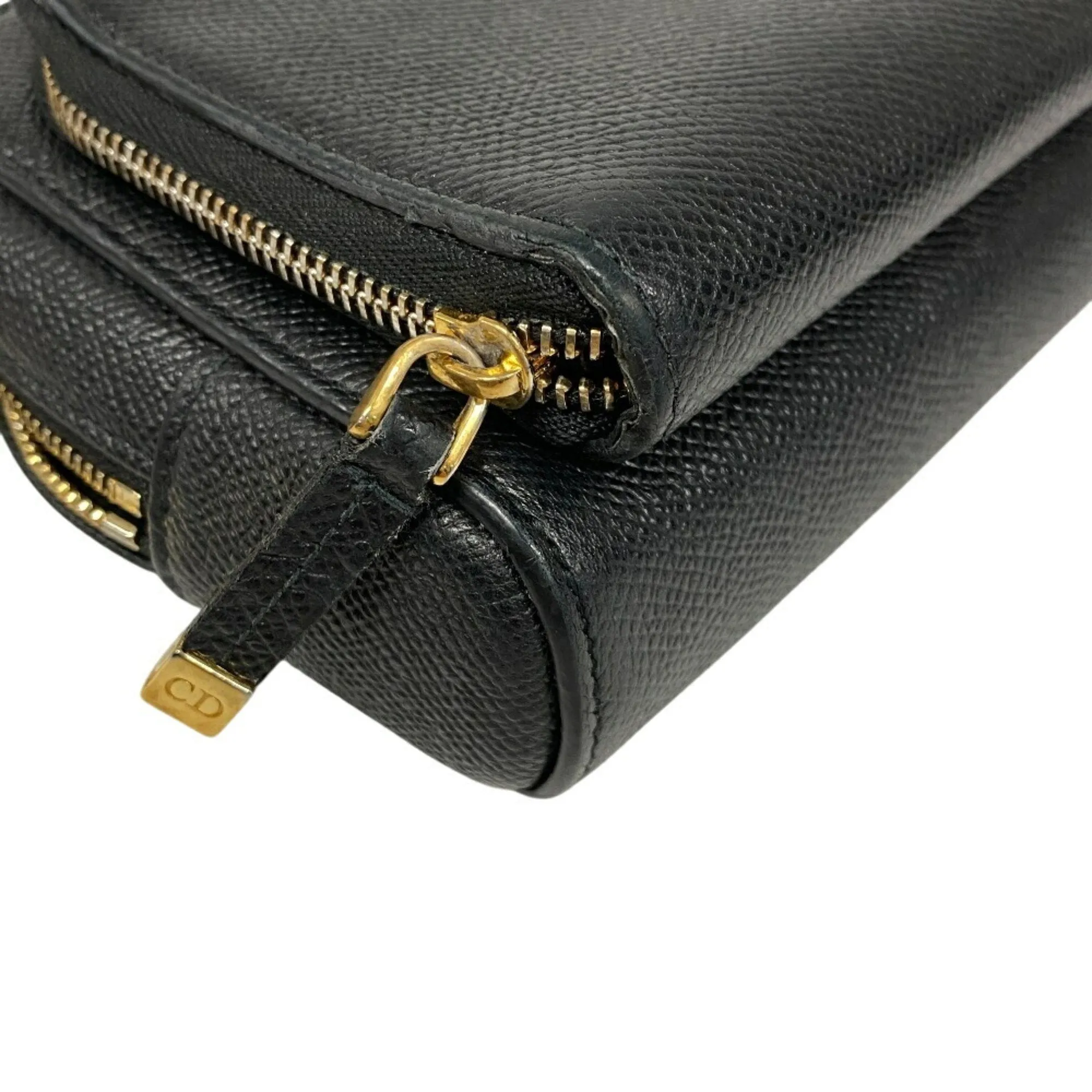 Dior Caro Leather Shoulder Bag (Pre-Owned)