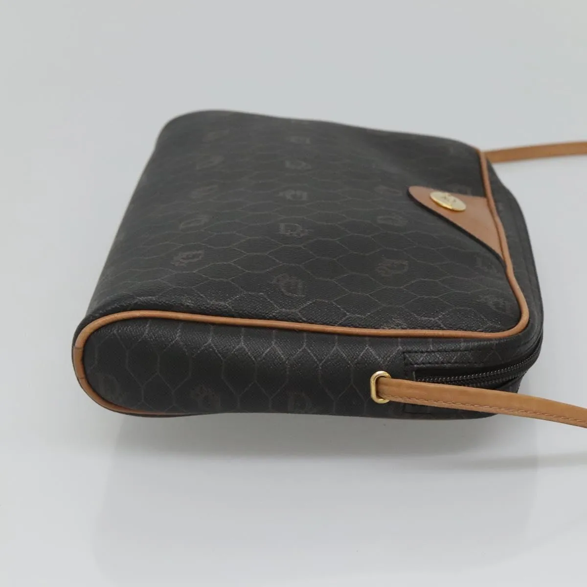 Dior Honeycomb Canvas Shoulder Bag (Pre-Owned)