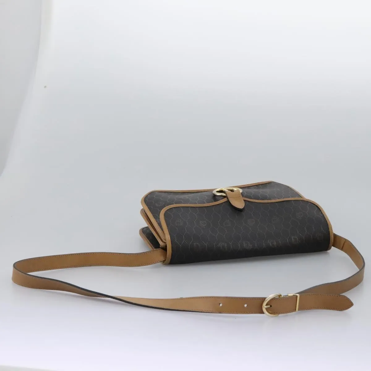 Dior Honeycomb Canvas Shoulder Bag (Pre-Owned)
