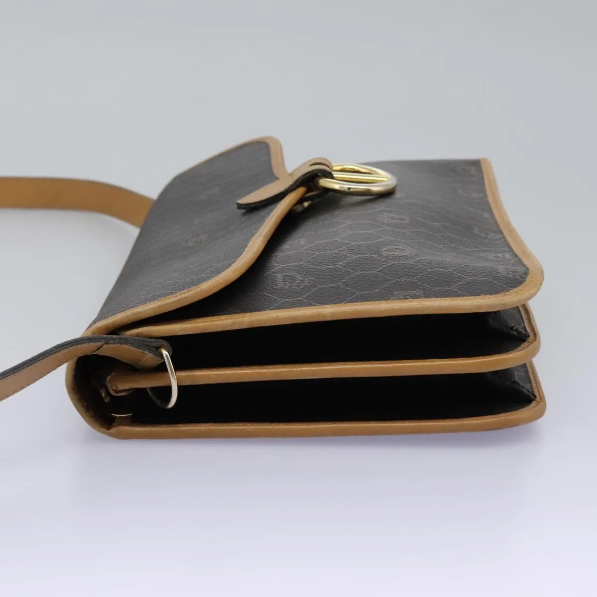 Dior Honeycomb Canvas Shoulder Bag (Pre-Owned)