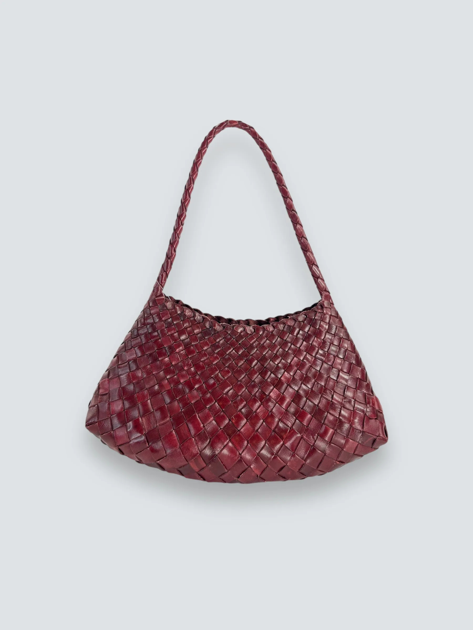 Dragon Diffusion Rosanna Woven Leather Shoulder Bag