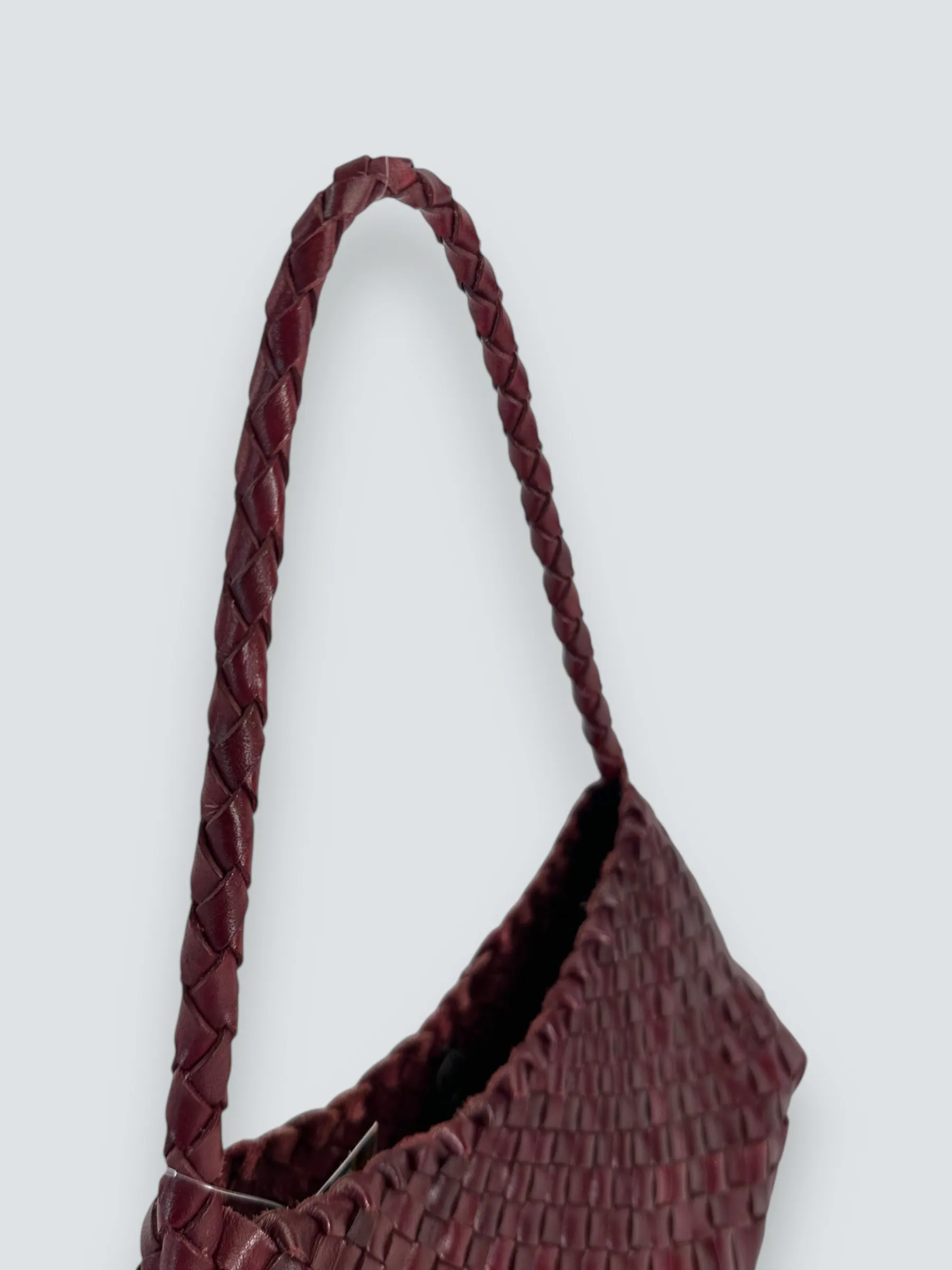 Dragon Diffusion Rosanna Woven Leather Shoulder Bag
