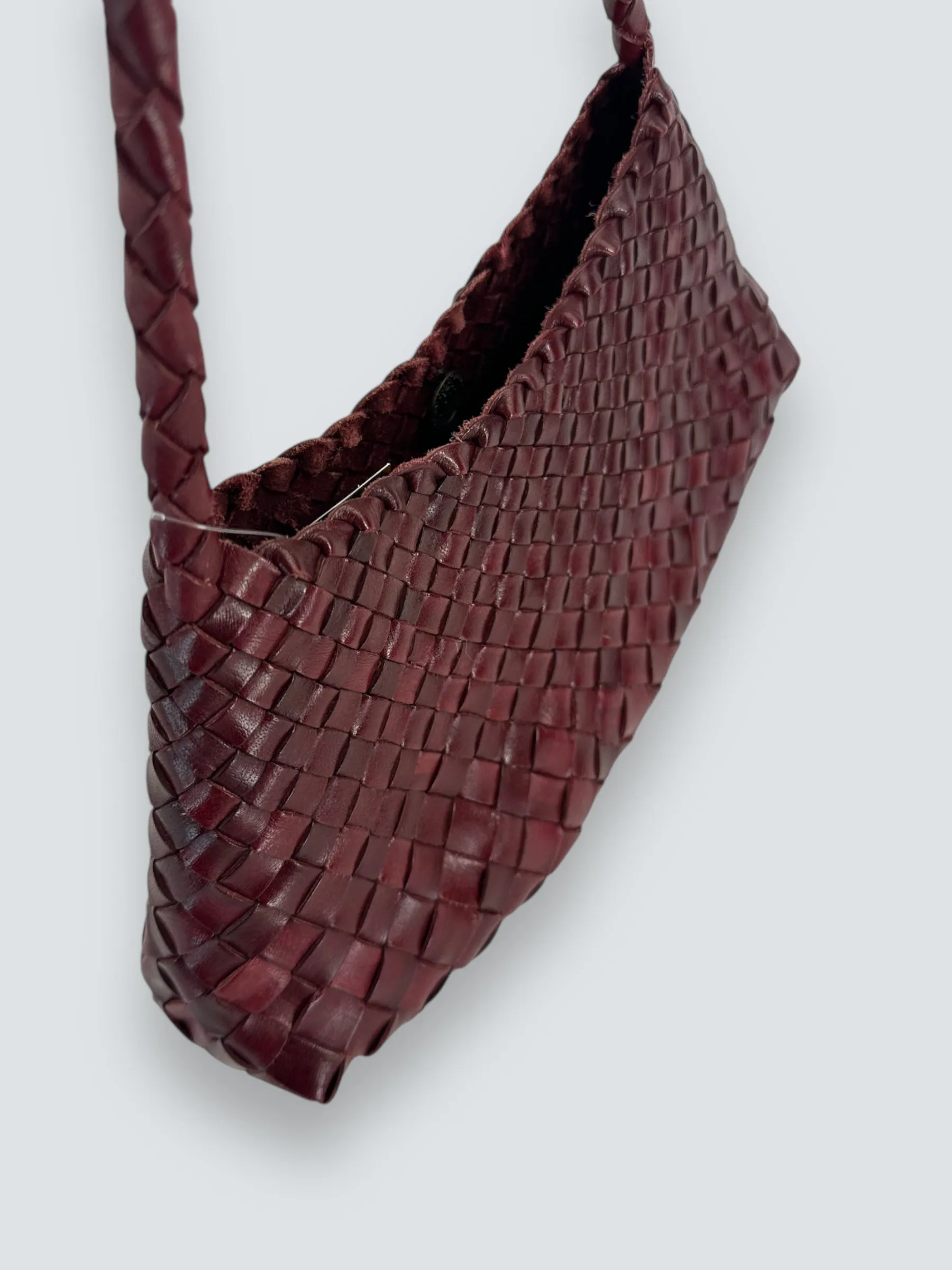 Dragon Diffusion Rosanna Woven Leather Shoulder Bag