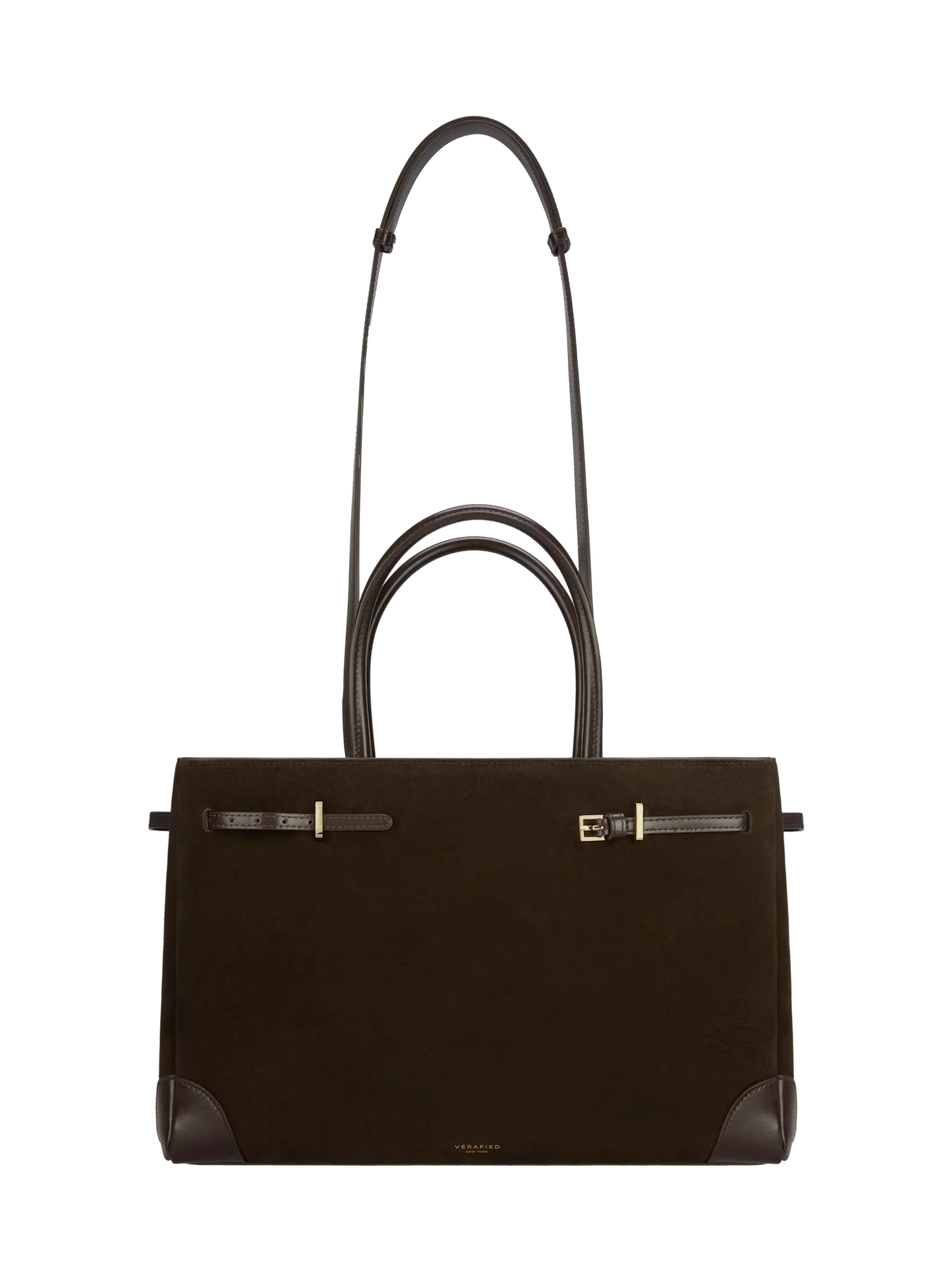 Espresso Suede Book Tote Bag 33
