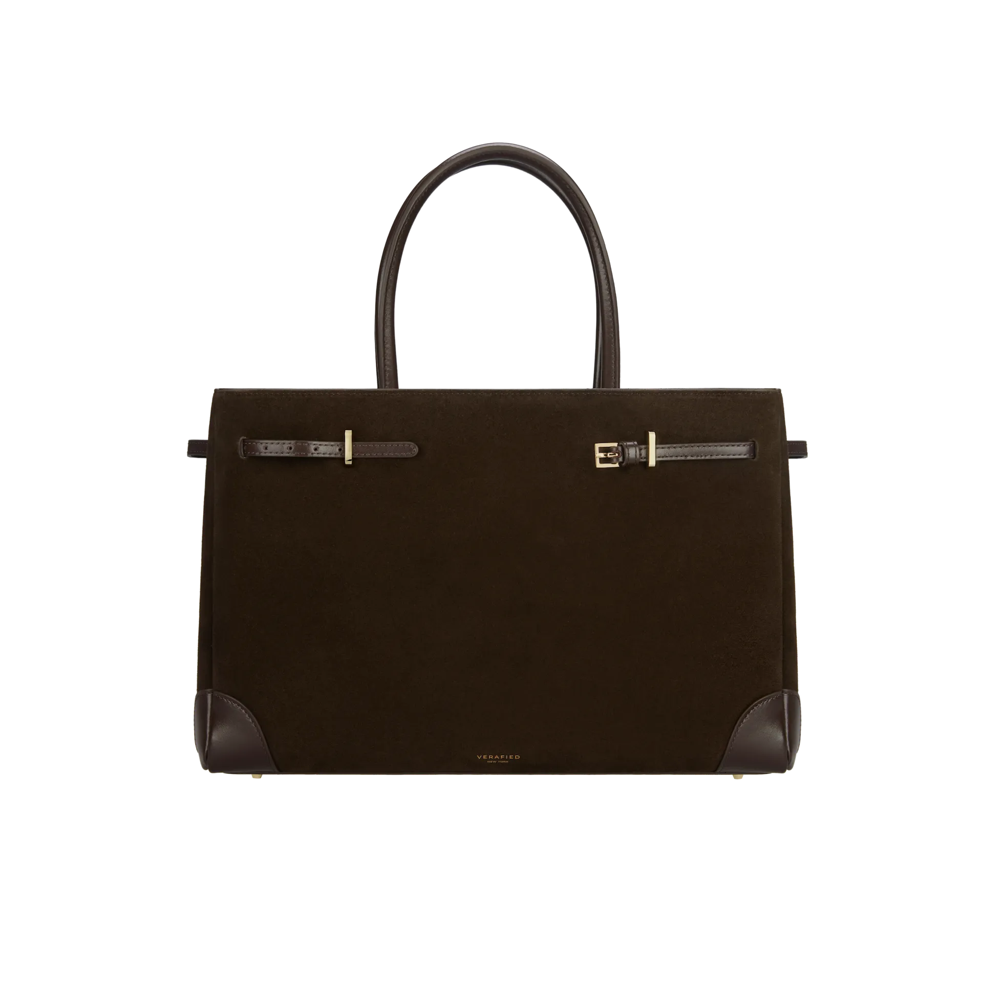 Espresso Suede Book Tote Bag 33