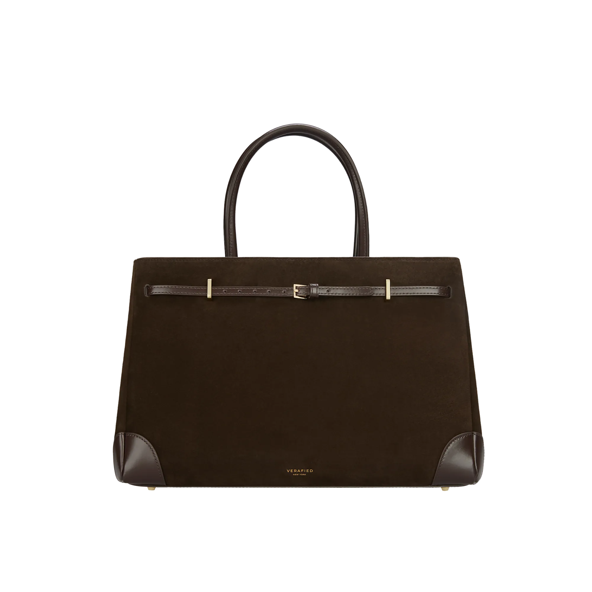 Espresso Suede Book Tote Bag 33