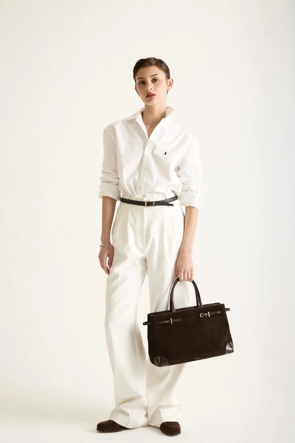 Espresso Suede Book Tote Bag 33