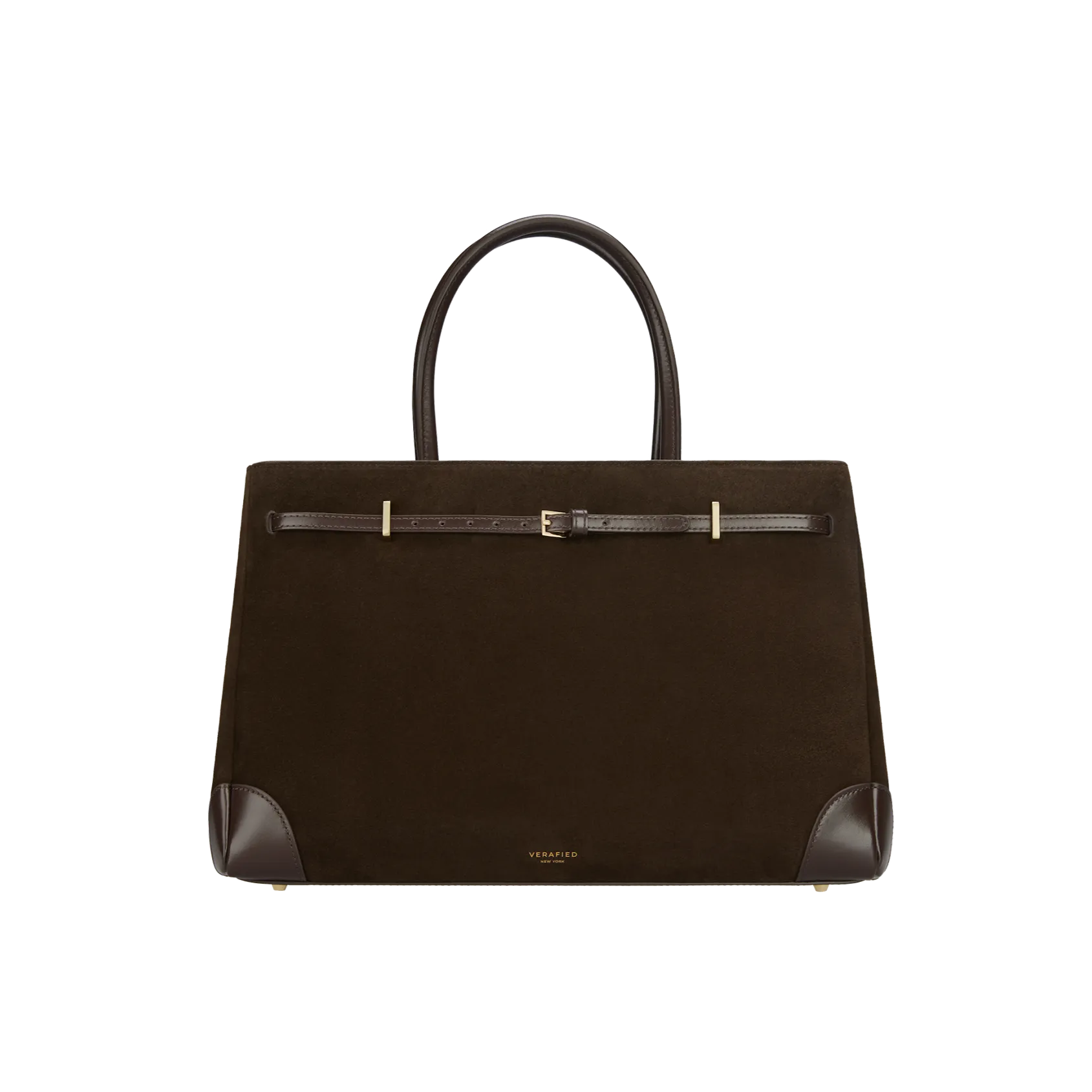 Espresso Suede Book Tote Bag 33