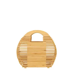 FASHNZFAB Bamboo Ark Hand Round Shape Bag